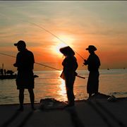 Picture Of Fishing Dusk