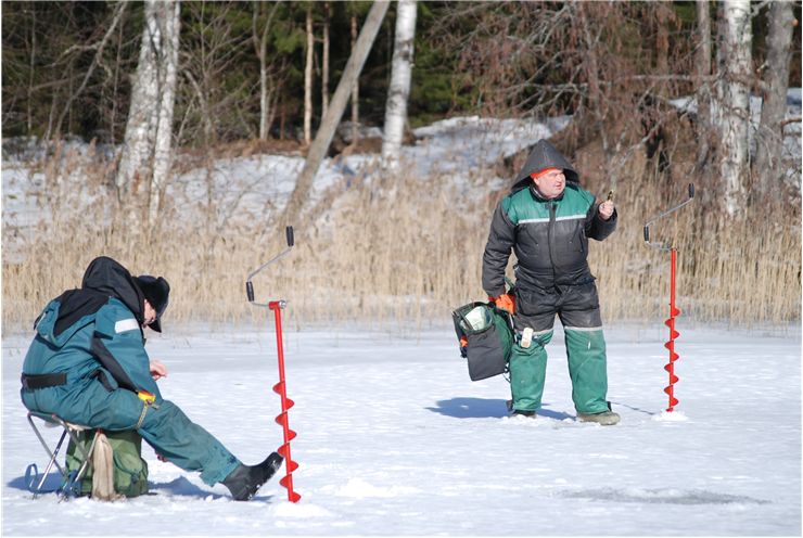 Picture Of Fishing Winter Ice Fishing