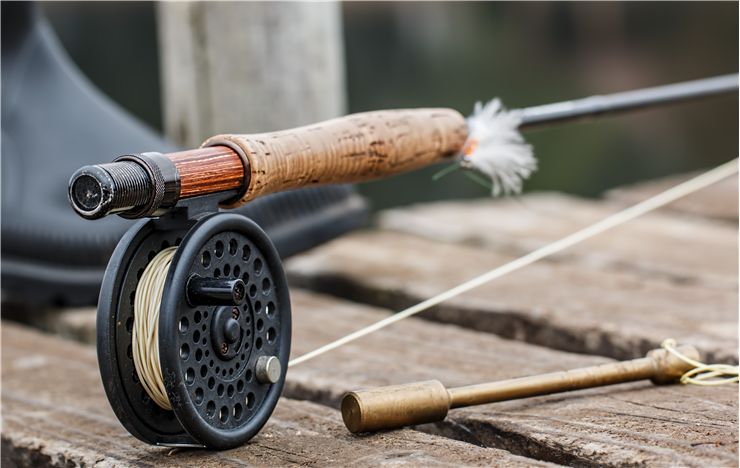Picture Of Fly Fishing Angling Fishing