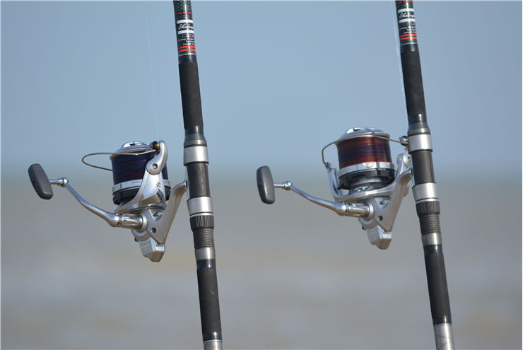 Picture Of Two Fishing Rods